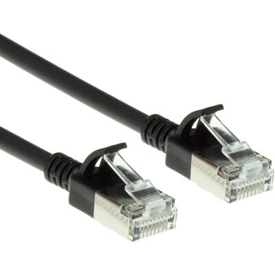 ACT Schwarz 1,5 m LSZH U/FTP CAT6A Netzwerkkabel - Schlank Patch-Kabel ACT Schwarz 1,5 m LSZH U/FTP CAT6A Netzwerkkabel - Schlank Patch-Kabel