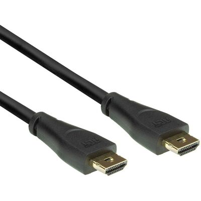 ACT AK3861 HDMI Kabel - 0,9m 4K Premium Zertifiziert mit Verriegelung - Schwarz ACT AK3861 HDMI Kabel - 0,9m 4K Premium Zertifiziert mit Verriegelung - Schwarz