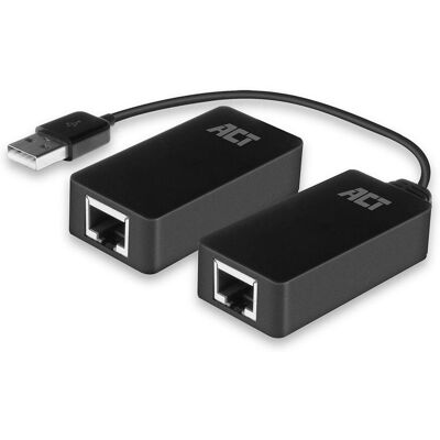 ACT USB Verlängerungset mit UTP - Bis zu 50m - Schwarz ACT USB Verlängerungset mit UTP - Bis zu 50m - Schwarz