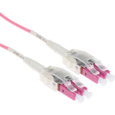 Câble en fibre multimode violette ACT 0,5 m - Câble optique Câble en fibre multimode violette ACT 0,5 m - Câble optique