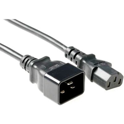 ACT Stromkabel - 230V, 1m, C13-C20 ACT Stromkabel - 230V, 1m, C13-C20