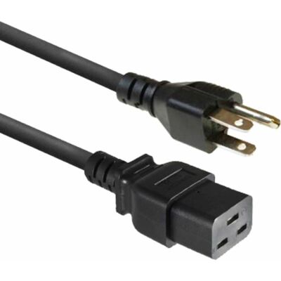 ACT Netzteil AK5445 - C19 Kupplung, 1,8m, US-Stecker ACT Netzteil AK5445 - C19 Kupplung, 1,8m, US-Stecker