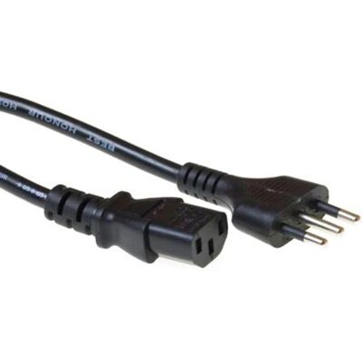 ACT AK5446 Stromkabel - L C13 Schwarz 1,8 m ACT AK5446 Stromkabel - L C13 Schwarz 1,8 m