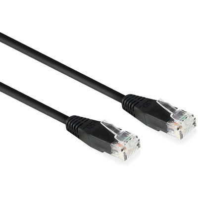 ACT Schwarzes 0,9 m CAT6 U/UTP Netzwerkkabel ACT Schwarzes 0,9 m CAT6 U/UTP Netzwerkkabel