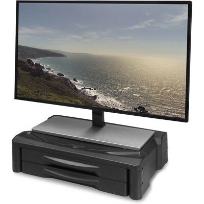 ACT Schwarzer Monitorständer 32" Höhenverstellbar ACT Schwarzer Monitorständer 32" Höhenverstellbar