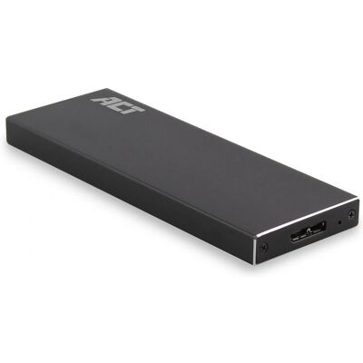 Obudowa na dysk ACT ACT1600 - Czarna M.2 SATA SSD USB 3.2 Obudowa na dysk ACT ACT1600 - Czarna M.2 SATA SSD USB 3.2
