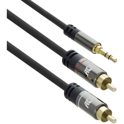 ACT ACT3607 Hochwertiges Audiokabel - 5m, 3,5mm auf RCA ACT ACT3607 Hochwertiges Audiokabel - 5m, 3,5mm auf RCA