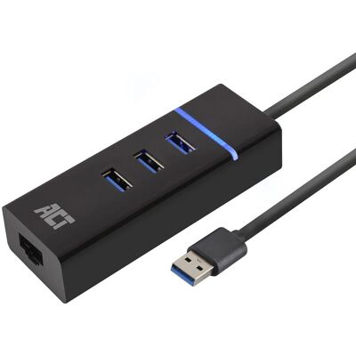 ACT ACT AC6310 Laptop Docking Station - USB 3.2, 3 Ports, Ethernet ACT ACT AC6310 Laptop Docking Station - USB 3.2, 3 Ports, Ethernet
