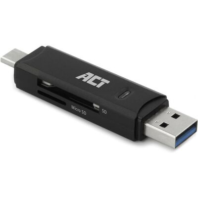 ACT AC6375 Kartenleser - USB 3.2 Gen 1 - Schwarz ACT AC6375 Kartenleser - USB 3.2 Gen 1 - Schwarz