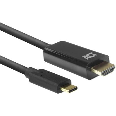 Câble USB-C vers HDMI - 4K @ 60 Hz - 2 m Noir - Adaptateur vidéo - Publicité Câble USB-C vers HDMI - 4K @ 60 Hz - 2 m Noir - Adaptateur vidéo - Publicité