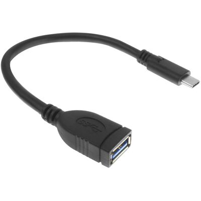 ACT USB-C OTG Kabel - 0,2m - Schwarz - USB 3.2 Gen 1 ACT USB-C OTG Kabel - 0,2m - Schwarz - USB 3.2 Gen 1