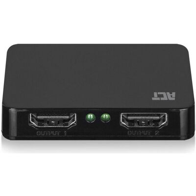 ACT AC7835 Videodelare - 2x HDMI - Svart ACT AC7835 Videodelare - 2x HDMI - Svart