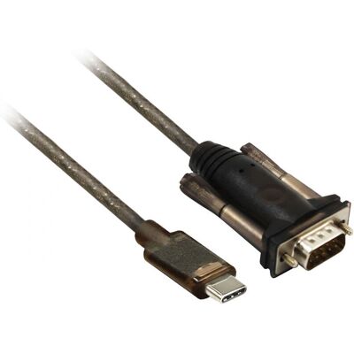 ACT ACT6002 USB-C zu Seriell Adapter - 1,5m Schwarz ACT ACT6002 USB-C zu Seriell Adapter - 1,5m Schwarz