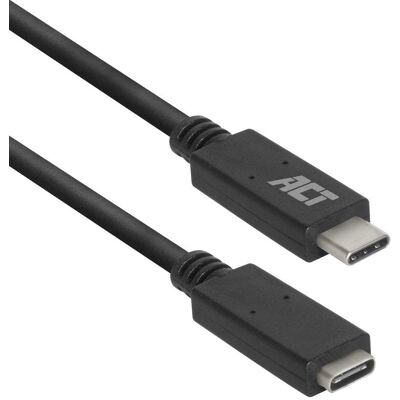 ACT USB Verlängerungskabel - 2m, USB 3.2 Gen 1, USB-C, Schwarz ACT USB Verlängerungskabel - 2m, USB 3.2 Gen 1, USB-C, Schwarz