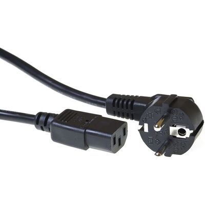 ACT Stromkabel AK5253 - 0,25m, Schwarz, CEE7/7 zu C13 ACT Stromkabel AK5253 - 0,25m, Schwarz, CEE7/7 zu C13
