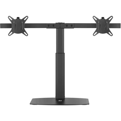 Support double pour moniteurs ACT - Ressort à gaz, jusqu'à 27" - Noir Support double pour moniteurs ACT - Ressort à gaz, jusqu'à 27" - Noir