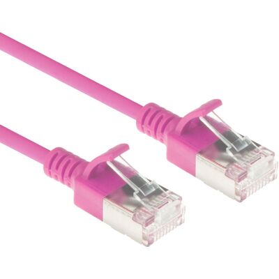 ACT Rose 3m LSZH U/FTP Câble Réseau CAT6A - Publicité ACT Rose 3m LSZH U/FTP Câble Réseau CAT6A - Publicité