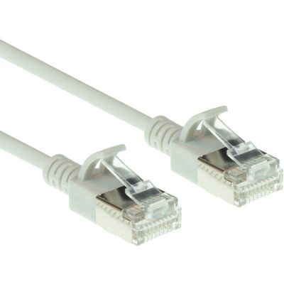ACT Grau 0,15 m LSZH U/FTP CAT6A Rechenzentrum Slimline Patchkabel ACT Grau 0,15 m LSZH U/FTP CAT6A Rechenzentrum Slimline Patchkabel