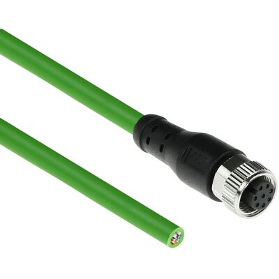 ACT SC3809 Sensor-/Aktuatorenkabel - 5m, M12 weiblich, geschirmt ACT SC3809 Sensor-/Aktuatorenkabel - 5m, M12 weiblich, geschirmt