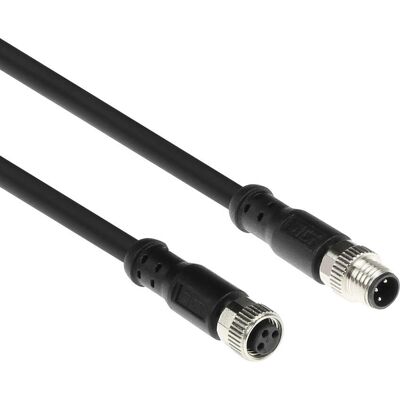 ACT SC3003 Industrielle Sensorkabel - 5 m Schwarz M8 ACT SC3003 Industrielle Sensorkabel - 5 m Schwarz M8