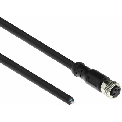 ACT Industrielle Sensorkabel 1,5m - M8, 3-polig, Schwarz ACT Industrielle Sensorkabel 1,5m - M8, 3-polig, Schwarz