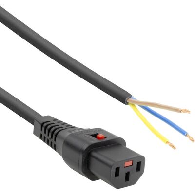 ACT AK5330 Stromkabel C13 IEC Lock - 3m Schwarz ACT AK5330 Stromkabel C13 IEC Lock - 3m Schwarz