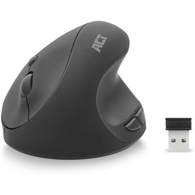 ACT Kabellose Ergonomische Maus - 1600 DPI Schwarz - Maus ACT Kabellose Ergonomische Maus - 1600 DPI Schwarz - Maus