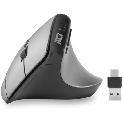 Mouse ergonomico wireless ACT con Bluetooth e USB-C/USB-A - 2400 DPI Mouse ergonomico wireless ACT con Bluetooth e USB-C/USB-A - 2400 DPI