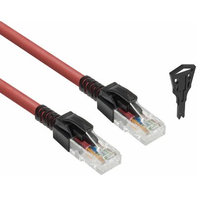 ACT 1,5m Röd CAT6A U/UTP Nätverkskabel ACT 1,5m Röd CAT6A U/UTP Nätverkskabel