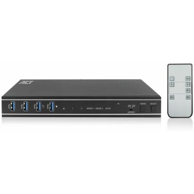 ACT AC7914 Dubbla HDMI KVM-switch - Kontrollera 2 datorer ACT AC7914 Dubbla HDMI KVM-switch - Kontrollera 2 datorer