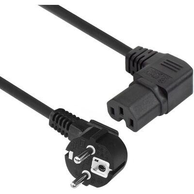 ACT AK5351 Netzstromkabel CEE 7/7 zu C15 - Schwarz ACT AK5351 Netzstromkabel CEE 7/7 zu C15 - Schwarz