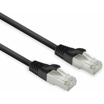 ACT Noir 1,5M Cat8 U/FTP LSZH Câble de raccordement pour centre de données ACT Noir 1,5M Cat8 U/FTP LSZH Câble de raccordement pour centre de données