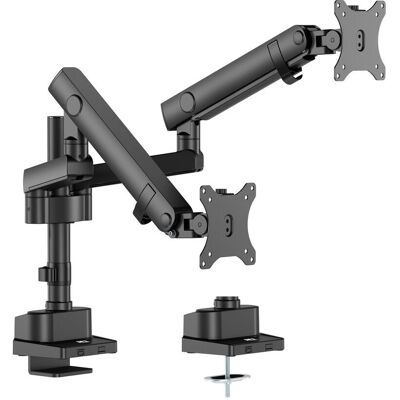 Supporto monitor doppio ACT - Fino a 35" - Nero Supporto monitor doppio ACT - Fino a 35" - Nero