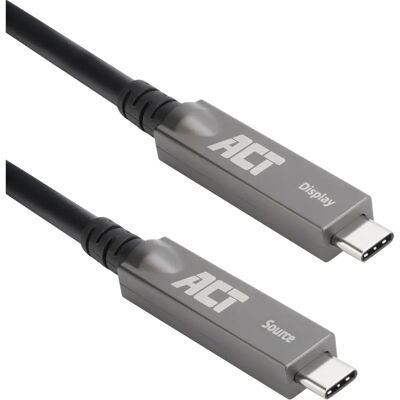 ACT USB-C 3.2 Gen 2 Aktives optisches Kabel - 4K, 15m ACT USB-C 3.2 Gen 2 Aktives optisches Kabel - 4K, 15m