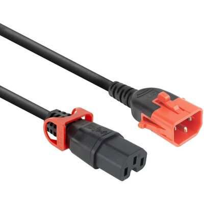 ACT Stromkabel IEC C14 C15 - Kabel mit Verriegelung ACT Stromkabel IEC C14 C15 - Kabel mit Verriegelung