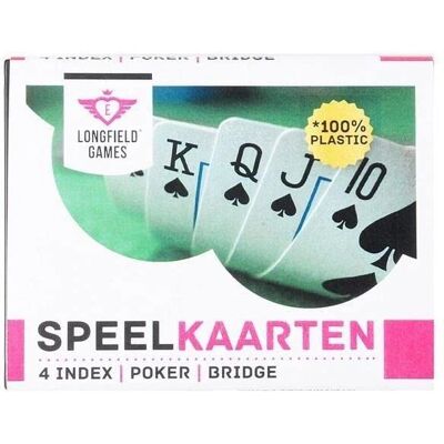 Engelhart Cartes à jouer en plastique rouge/bleu - Jeux de cartes - Publicité Engelhart Cartes à jouer en plastique rouge/bleu - Jeux de cartes - Publicité