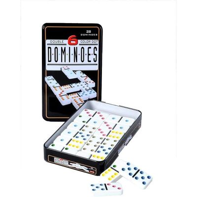 Engelhart Doppio Domino 6 - Gioco da Tavolo Multicolore Engelhart Doppio Domino 6 - Gioco da Tavolo Multicolore