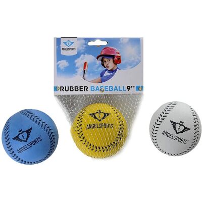 Angel Sports 9" Gummi Baseball - Baseball Angel Sports 9" Gummi Baseball - Baseball