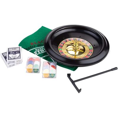 Conjunto Completo de Roleta e Black Jack Engelhart - 30cm Conjunto Completo de Roleta e Black Jack Engelhart - 30cm