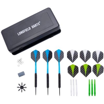 Longfield Dart-Set - Präzisions-Steeltip - Dartcase Longfield Dart-Set - Präzisions-Steeltip - Dartcase