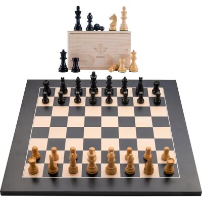 Ensemble d'Échecs Longfield Games Longfield - Jeu d'Échecs - Publicité Ensemble d'Échecs Longfield Games Longfield - Jeu d'Échecs - Publicité