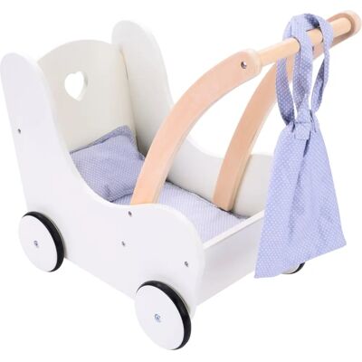 Speelgoed de Betuwe Voiture en bois pour enfants - Gris/Blanc - Publicité Speelgoed de Betuwe Voiture en bois pour enfants - Gris/Blanc - Publicité