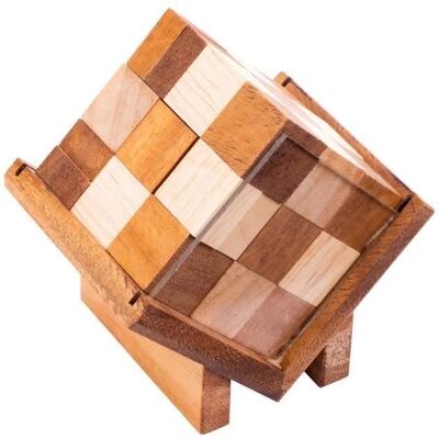 Puzzle en acacia écologique Engelhart - Niveau intermédiaire pour 1 joueur - Publicité Puzzle en acacia écologique Engelhart - Niveau intermédiaire pour 1 joueur - Publicité
