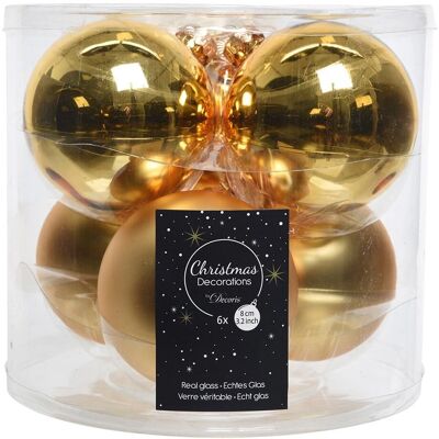 Kaemingk Gold Evergreen Weihnachtskugeln Set - Dekorationen Kaemingk Gold Evergreen Weihnachtskugeln Set - Dekorationen