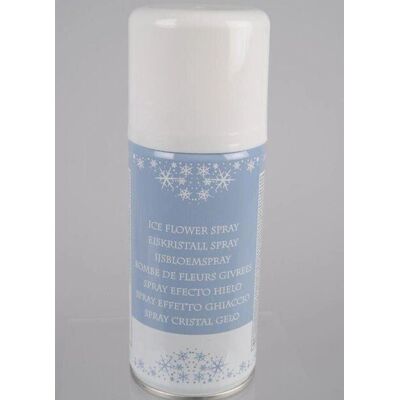 Spray Fleur de Glace Blanche Kaemingk - Ornement de Noël - Publicité Spray Fleur de Glace Blanche Kaemingk - Ornement de Noël - Publicité