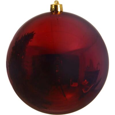 Kaemingk Bordeaux Unzerbrechliche Weihnachtskugel - Dekoration Kaemingk Bordeaux Unzerbrechliche Weihnachtskugel - Dekoration
