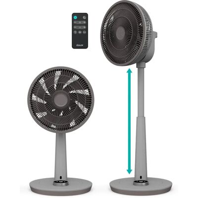Duux Whisper 2 Grijze Staande Ventilator - Verstelbare Hoogte, Stil, 26 Snelheden Duux Whisper 2 Grijze Staande Ventilator - Verstelbare Hoogte, Stil, 26 Snelheden