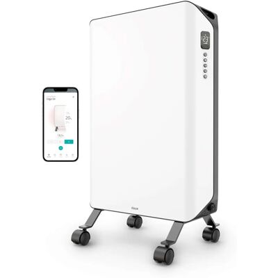 Duux Edge Olieverwarmer - 2000 W, Wit, Geschikt voor 20 m² Duux Edge Olieverwarmer - 2000 W, Wit, Geschikt voor 20 m²