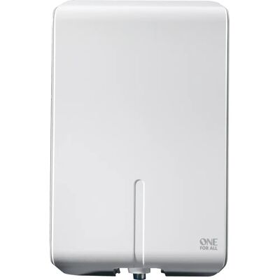 Antena TV HD per esterni di One For All - supporta DVB-T/T2, DAB, FM, MW, LW - Resistente alle intemperie IP55 - Raggio 25 km Antena TV HD per esterni di One For All - supporta DVB-T/T2, DAB, FM, MW, LW - Resistente alle intemperie IP55 - Raggio 25 km