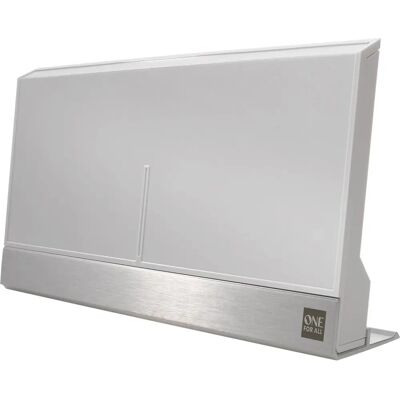 Antenne sur Pied en Aluminium DVB-T2 5G Blanche - Antenne TV Antenne sur Pied en Aluminium DVB-T2 5G Blanche - Antenne TV